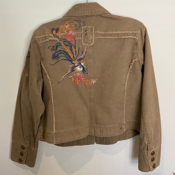 Urban Life Embroidered Cargo Jacket, XL - Picture 6 of 8